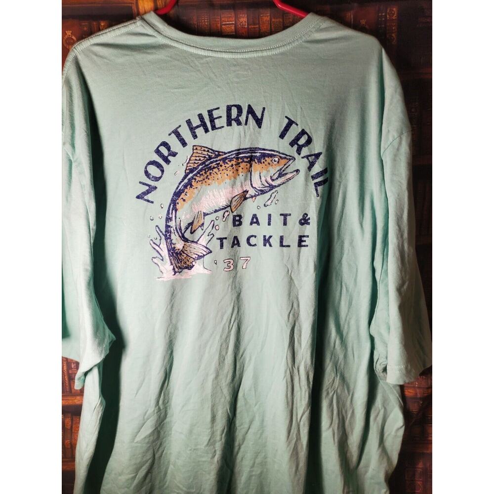 Men's 3XL IZOD Saltwater Relaxed Classics Northern Trail Bait & Tackle Shirt